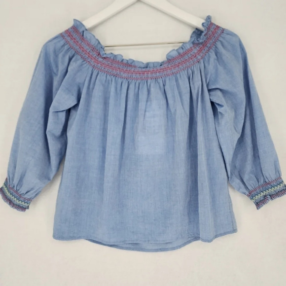 Joie Citra Embellished Chambray Top - Picture 4 of 8